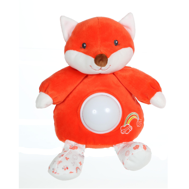  rainbow nightlight fox orange 26 cm 